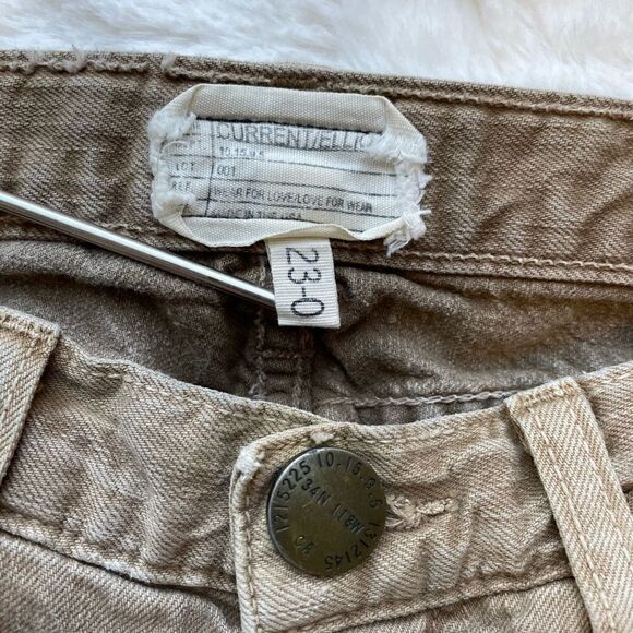 Current Elliott Tan The Classic Straight Leg Denim Jeans - Women’s 0 - Picture 8 of 9